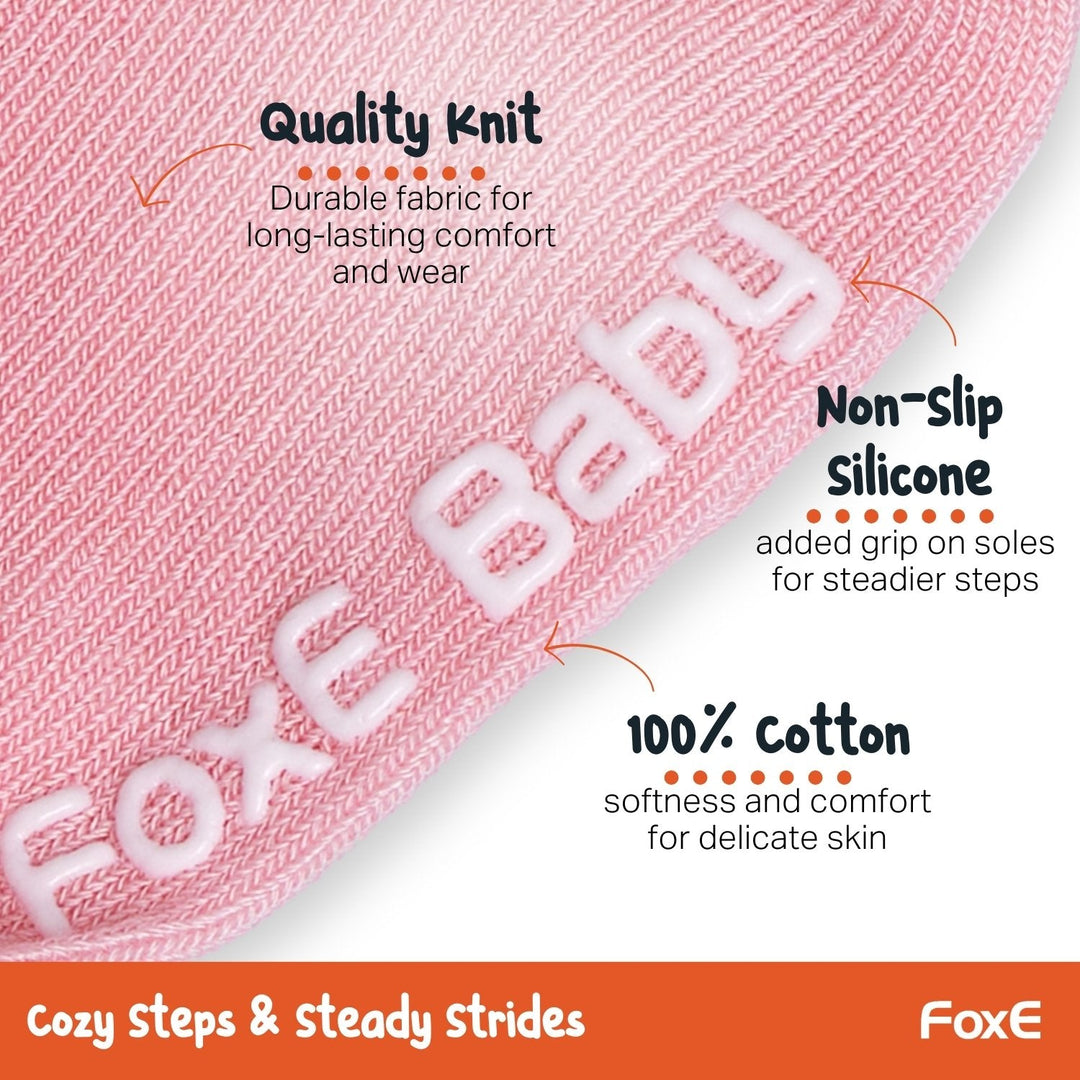 6 pairs of soft baby socks - FoxE Baby